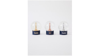 Golden glass Eiffel Tower snow globe - Official Eiffel Tower Store