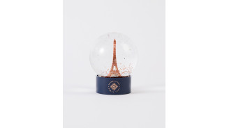 Boule à Neige en Verre Cuivré de la tour Eiffel