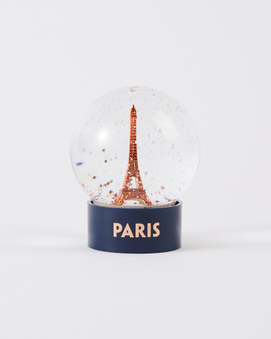 Boule à Neige en Verre Cuivré de la tour Eiffel