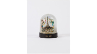 Vintage snow globe with the Eiffel Tower from the 1889 World's Fair