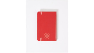 Red A6 notebook with the Eiffel Tower - Official Eiffel Tower Shop