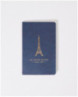 Navy Blue 10x16 notebook with the Eiffel Tower