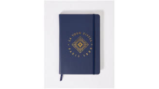 Navy Blue Signature A5 notebook with the Eiffel Tower