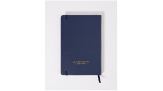 Navy Blue Signature A5 notebook with the Eiffel Tower