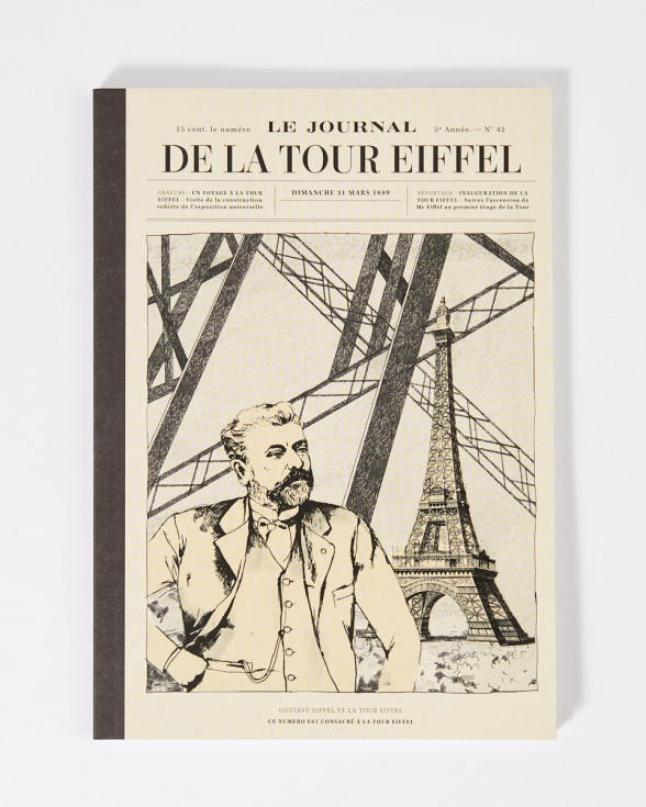 Gustave Eiffel A5 Notebook - Official Eiffel Tower Store