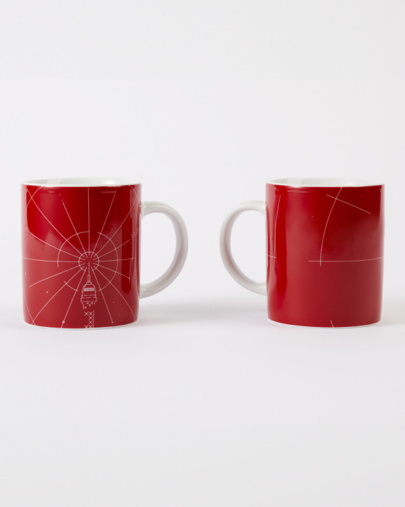 Red Eiffel Tower Mug from the 330 Meters Collection