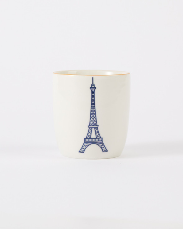 White Eiffel Tower Cup - Official Eiffel Tower Shop