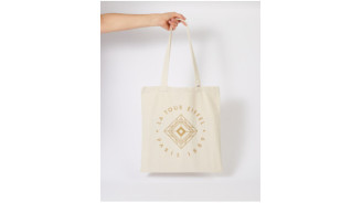 Signature Eiffel Tower Tote Bag in Natural Color