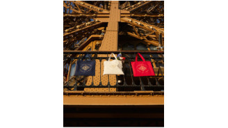 Signature Eiffel Tower Tote Bag in Natural Color