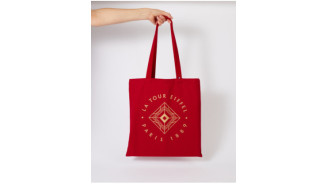 Red Eiffel Tower Tote Bag from the Signature collection