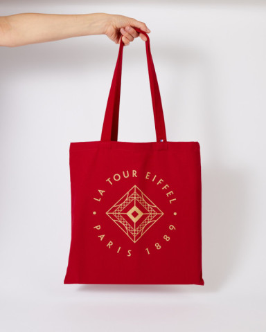 Red Eiffel Tower Tote Bag from the Signature collection