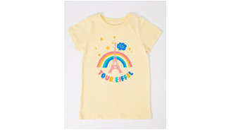 T-shirt enfant Arc En Ciel avec la tour Eiffel