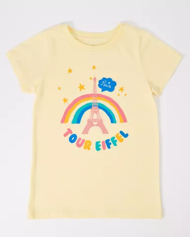 Rainbow Eiffel Tower Kids T-shirt - Official Eiffel Tower Store