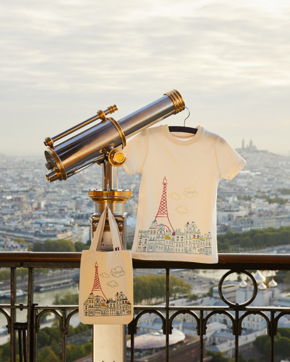 Mini Paris Rooftops Tote Bag - Official Eiffel Tower Store