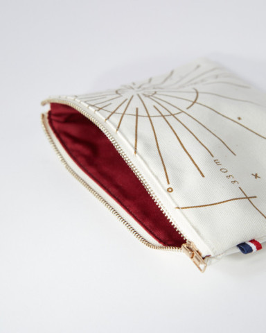 330 Meters Beige Clutch Bag - Official Eiffel Tower Store