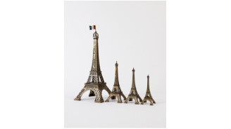 Berretto Paris Tour Eiffel - Stile Sportivo Giovanile Con Scritta Parigi E Mini Torre Eiffel Ricamata In Oro - Colore Nero