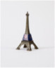 Mini Torre Eiffel de 17 cm - color bronce.