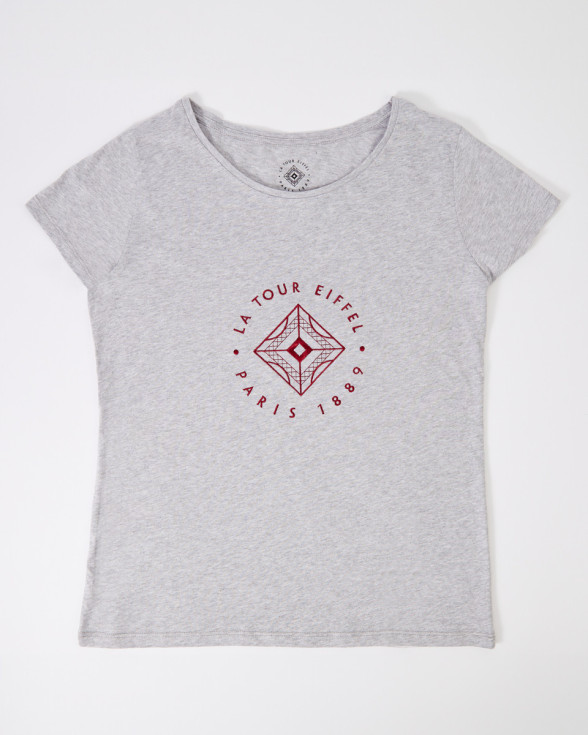 Heather Grey Signature T-shirt - Official Eiffel Tower Store