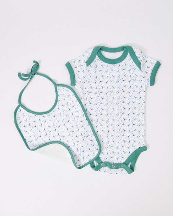 Eiffel Tower Bodysuit & Bib Set