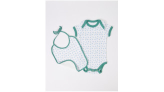 Eiffel Tower Bodysuit & Bib Set