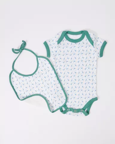 Eiffel Tower Bodysuit & Bib Set