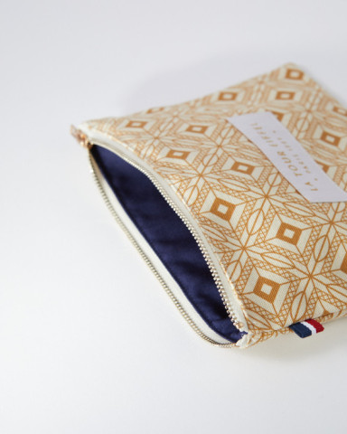 Blue Navy Clutch Bag - Official Eiffel Tower Store