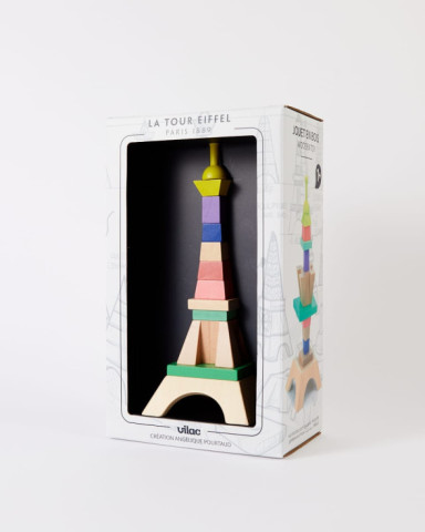 Stackable Wooden Eiffel Tower - VILAC