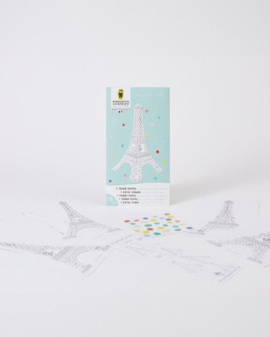 Kit Créatif tour Eiffel : maquette en papier pour les enfants