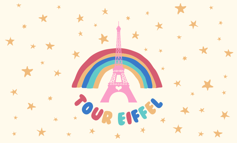 Rainbow Collection: Eiffel Tower souvenirs for children - Official Eiffel Tower Shop