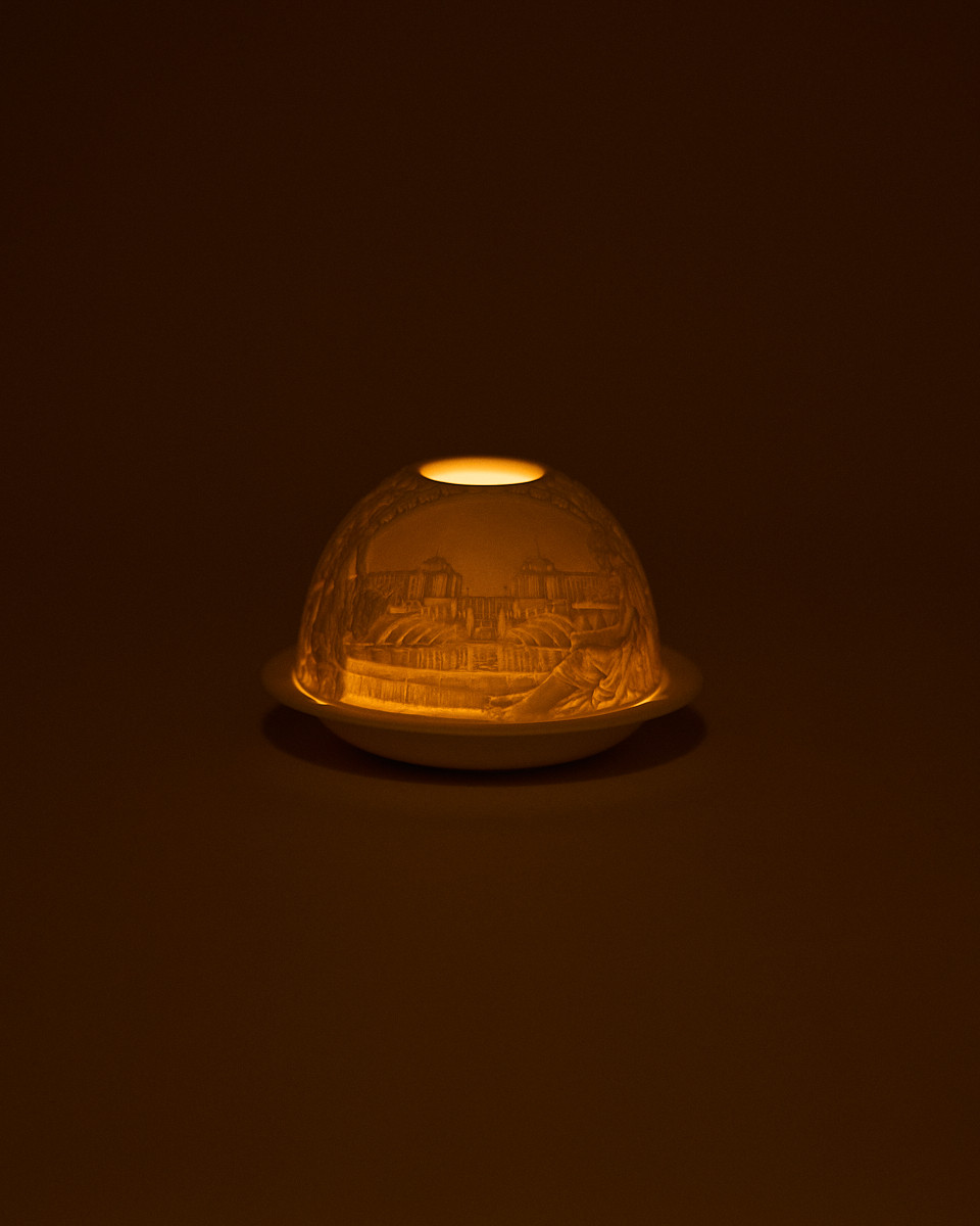 Led Porcelain Lithophane The Eiffel Tower Bernardaud