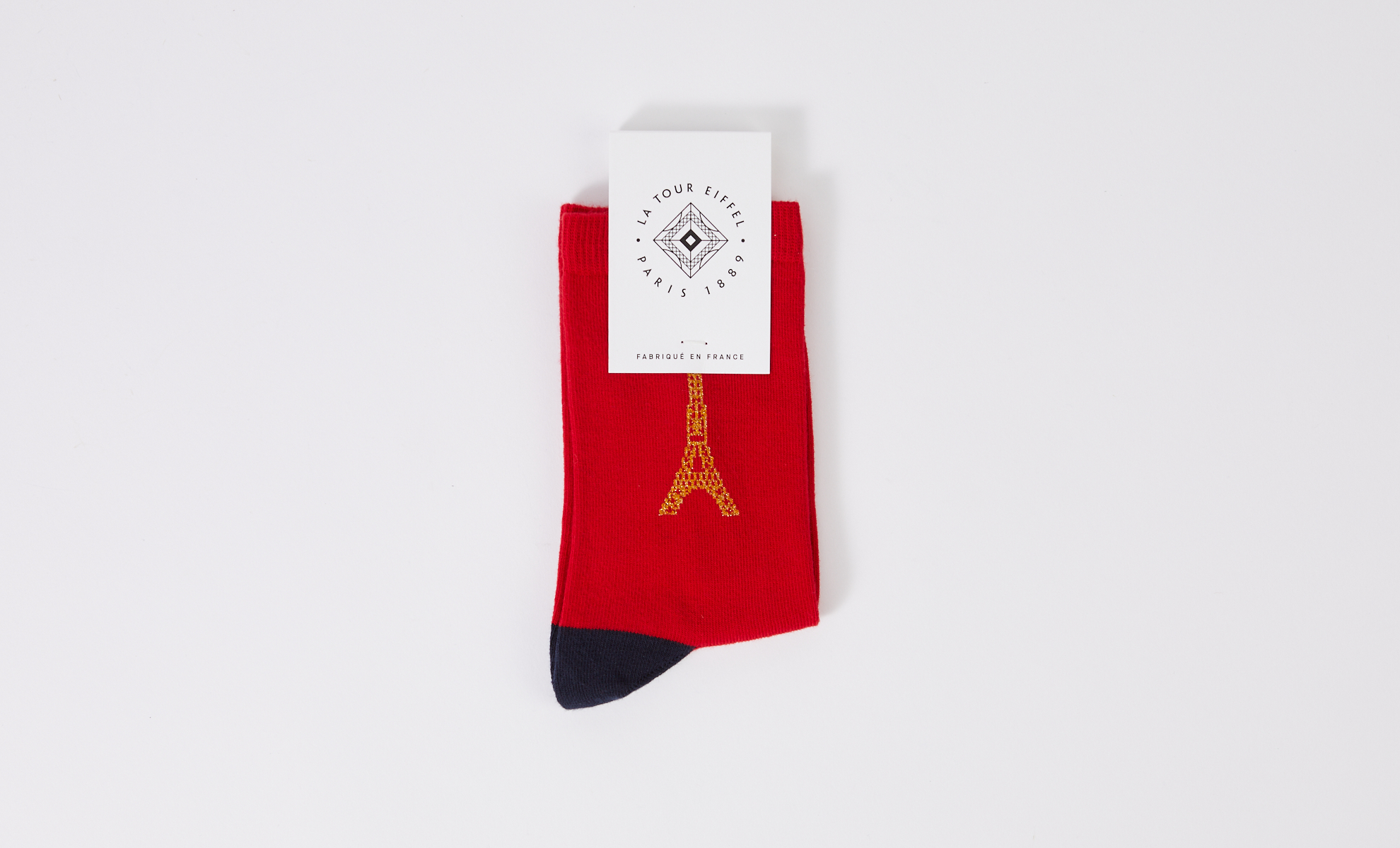 Chaussettes Rouge et Or - COLLECTION SIGNATURE