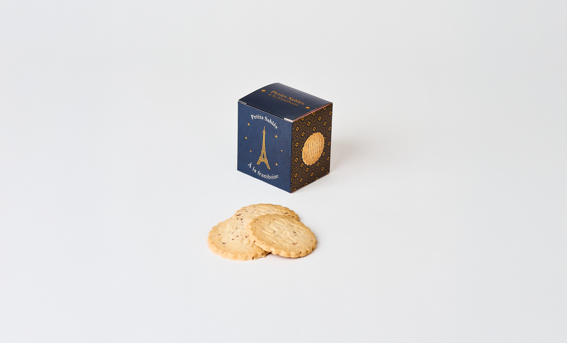Boîte de 6 Biscuits à la Framboise - LA SABLESIENNE