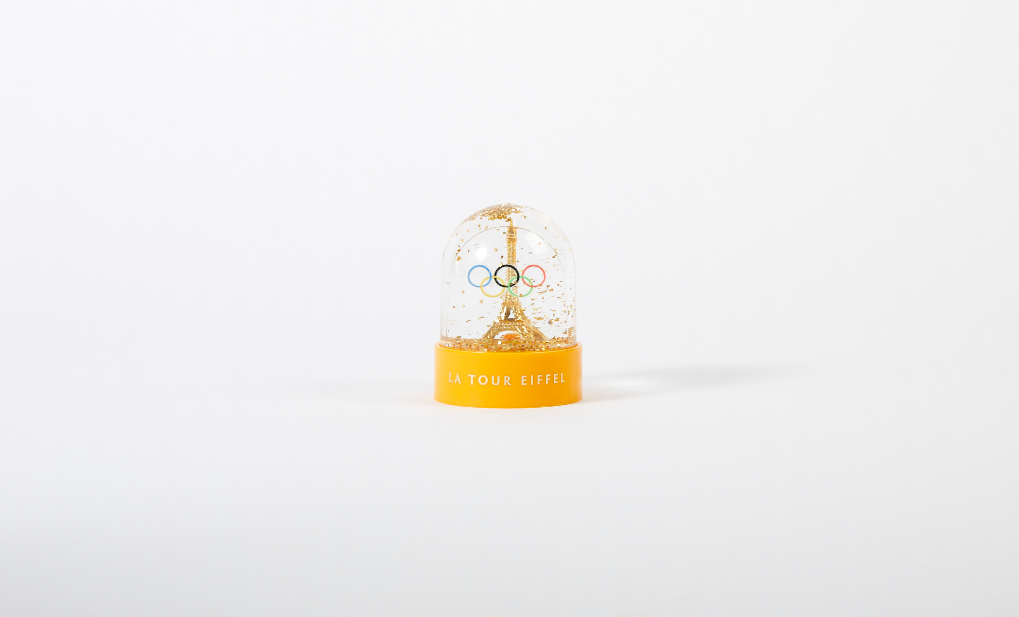 Boule à Neige Jaune - LA  COLLECTION OLYMPIQUE