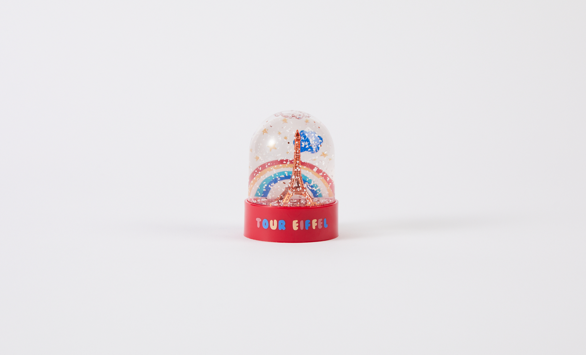 Red Mini Snow Globe - RAINBOW COLLECTION