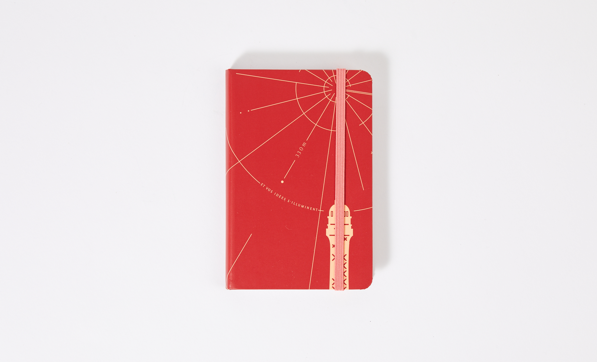 Red A6 notebook - 330 METERS COLLECTION