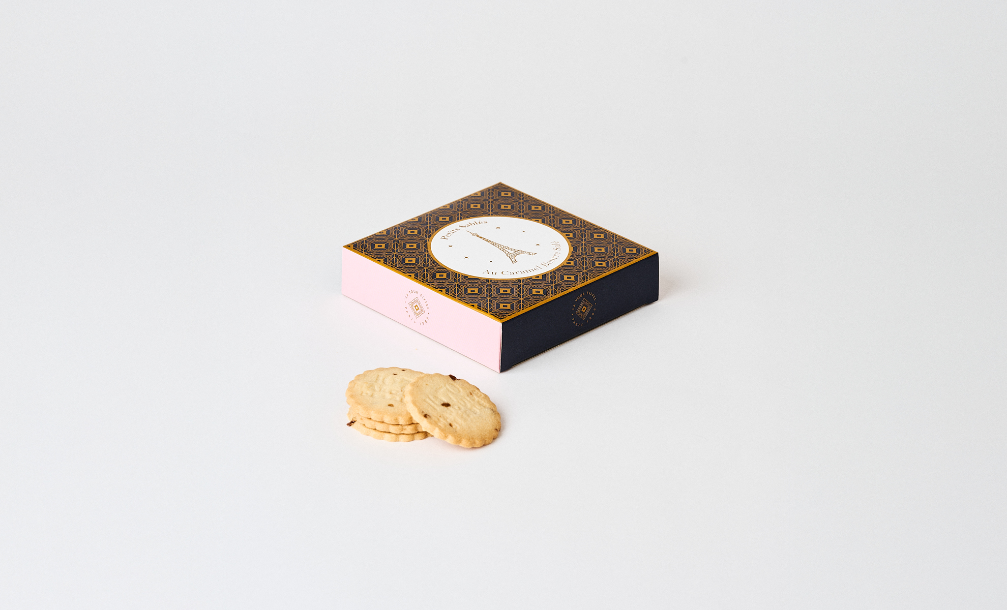 Boîte de 16 Biscuits au Caramel Beurre Salé - LA SABLESIENNE