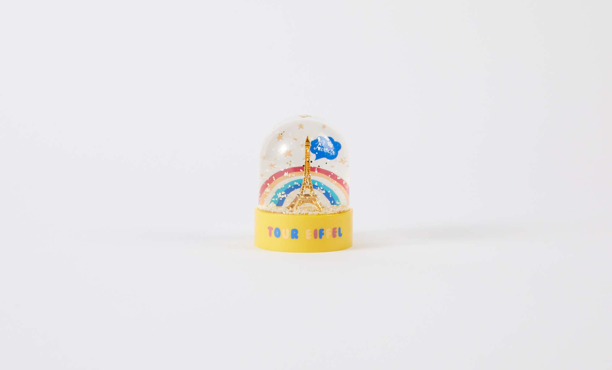 Yellow Mini Snow Globe - RAINBOW COLLECTION