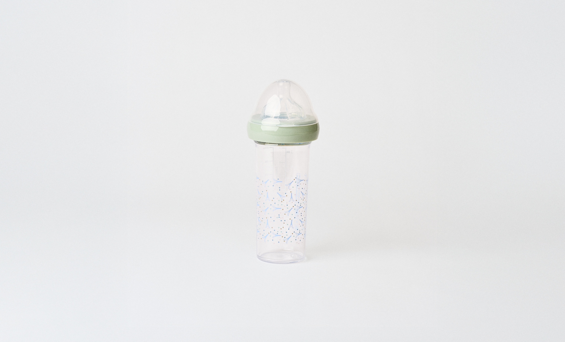 Biberon 210ml tour Eiffel Enfant Vert - LE BIBERON FRANÇAIS